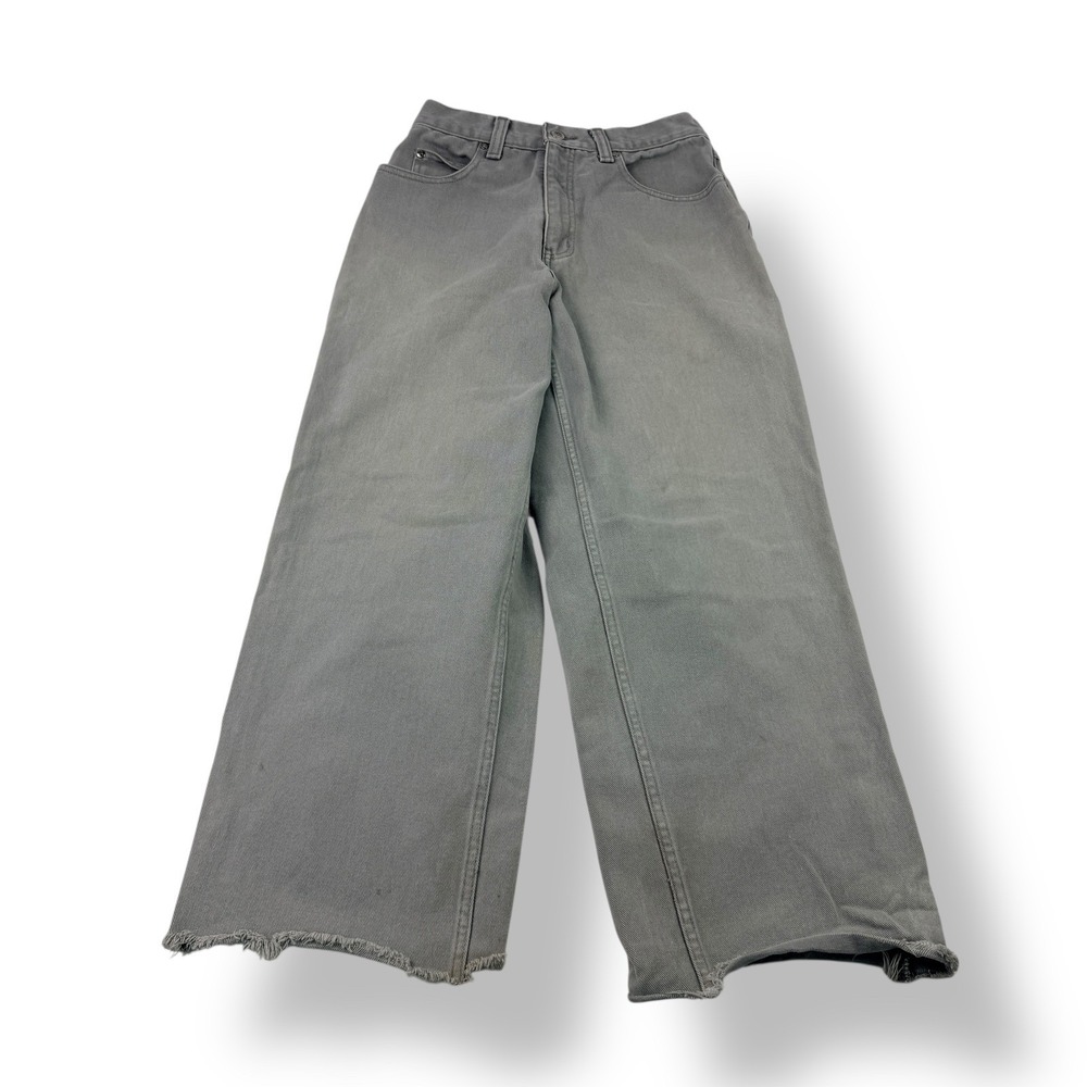 Anchor Blue Brand Baggy Fit Grey‎ Denim Jeans Men Size 27x26 Distressed